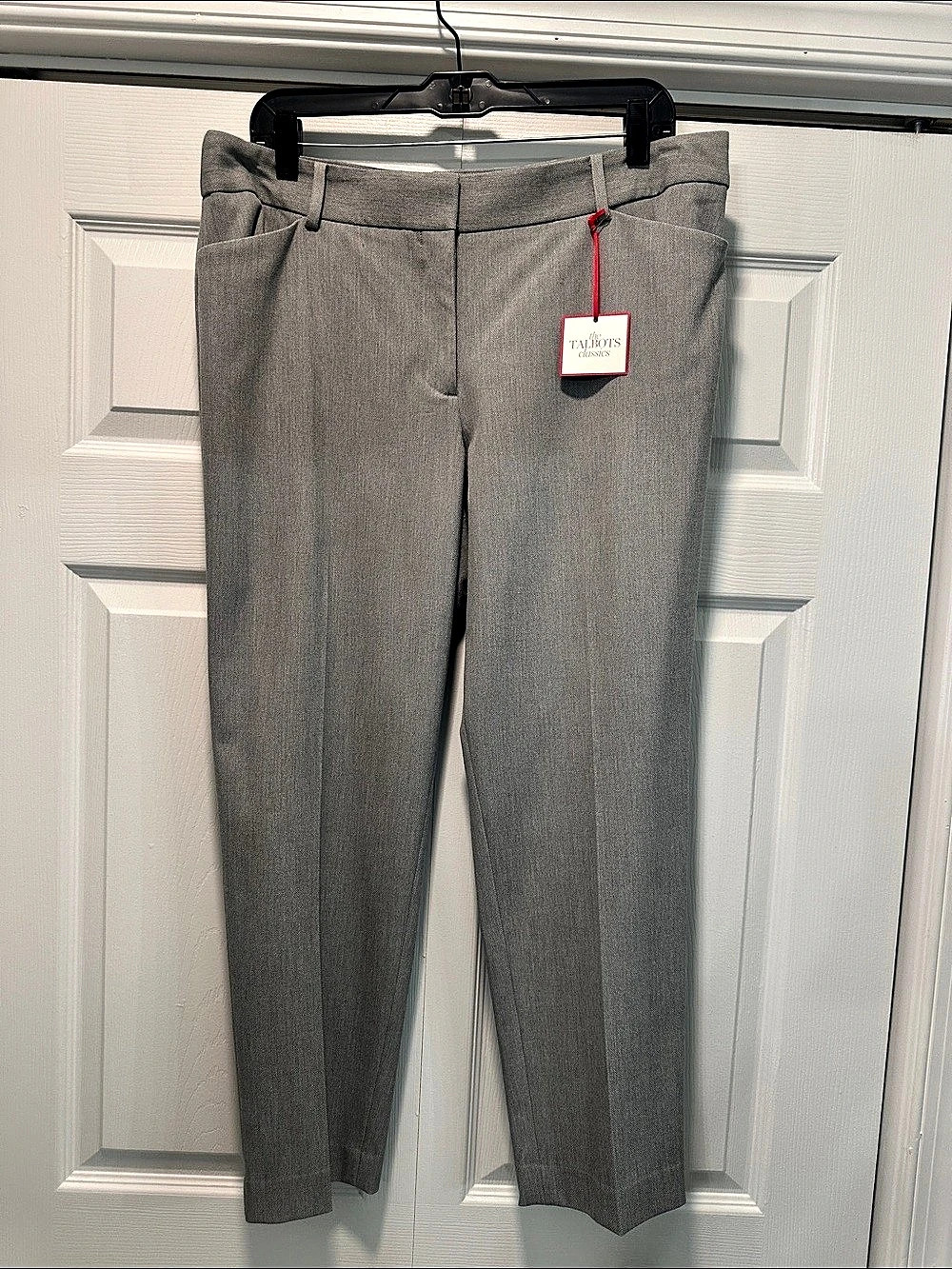 Talbots Hampshire Ankle Pants Gray 14P